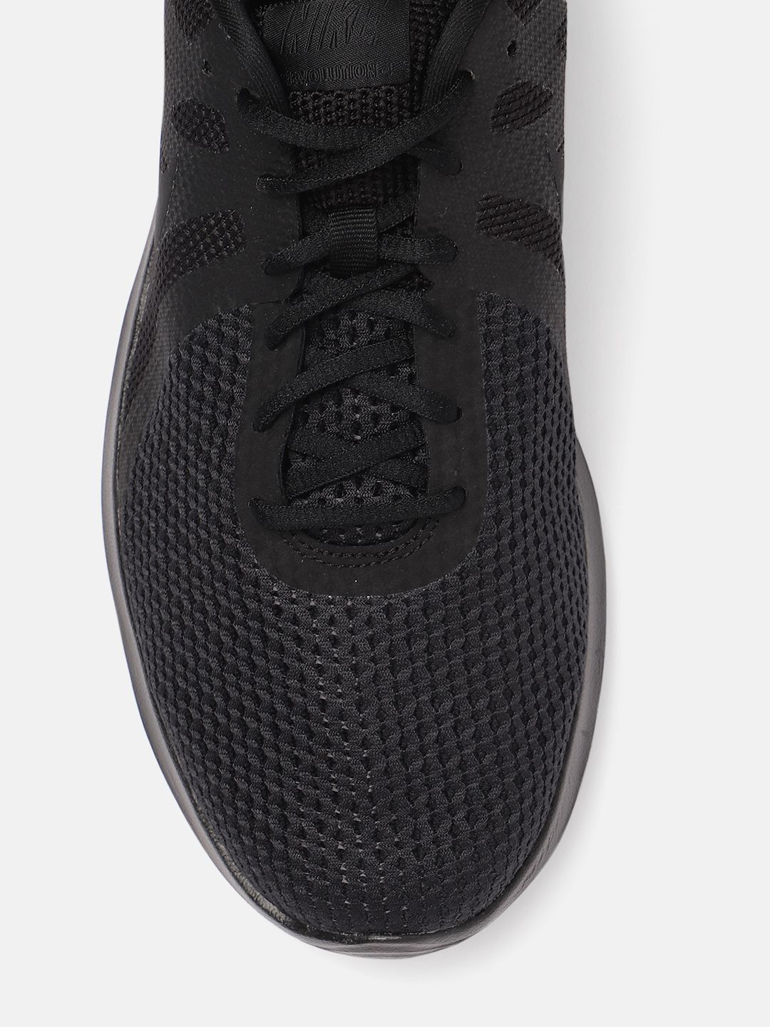 nike men's revolution 4 black running shoes