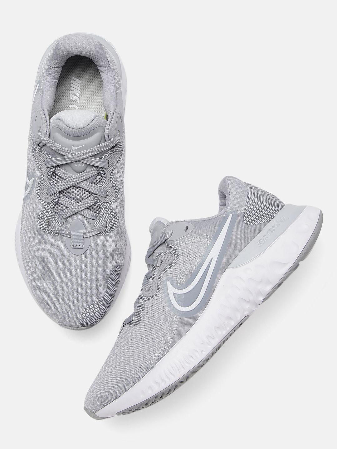 Nike Women Grey RENEW RUN 2 Running Shoes Price in India