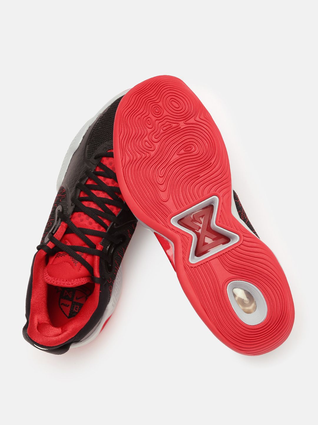 Buy Nike Men Black & Red PG 5 EP Basketball Shoes - Sports Shoes