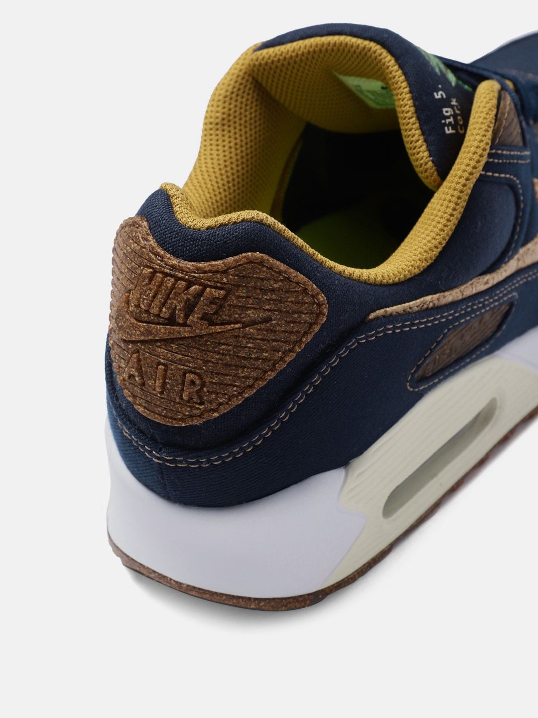 navy blue and brown air max