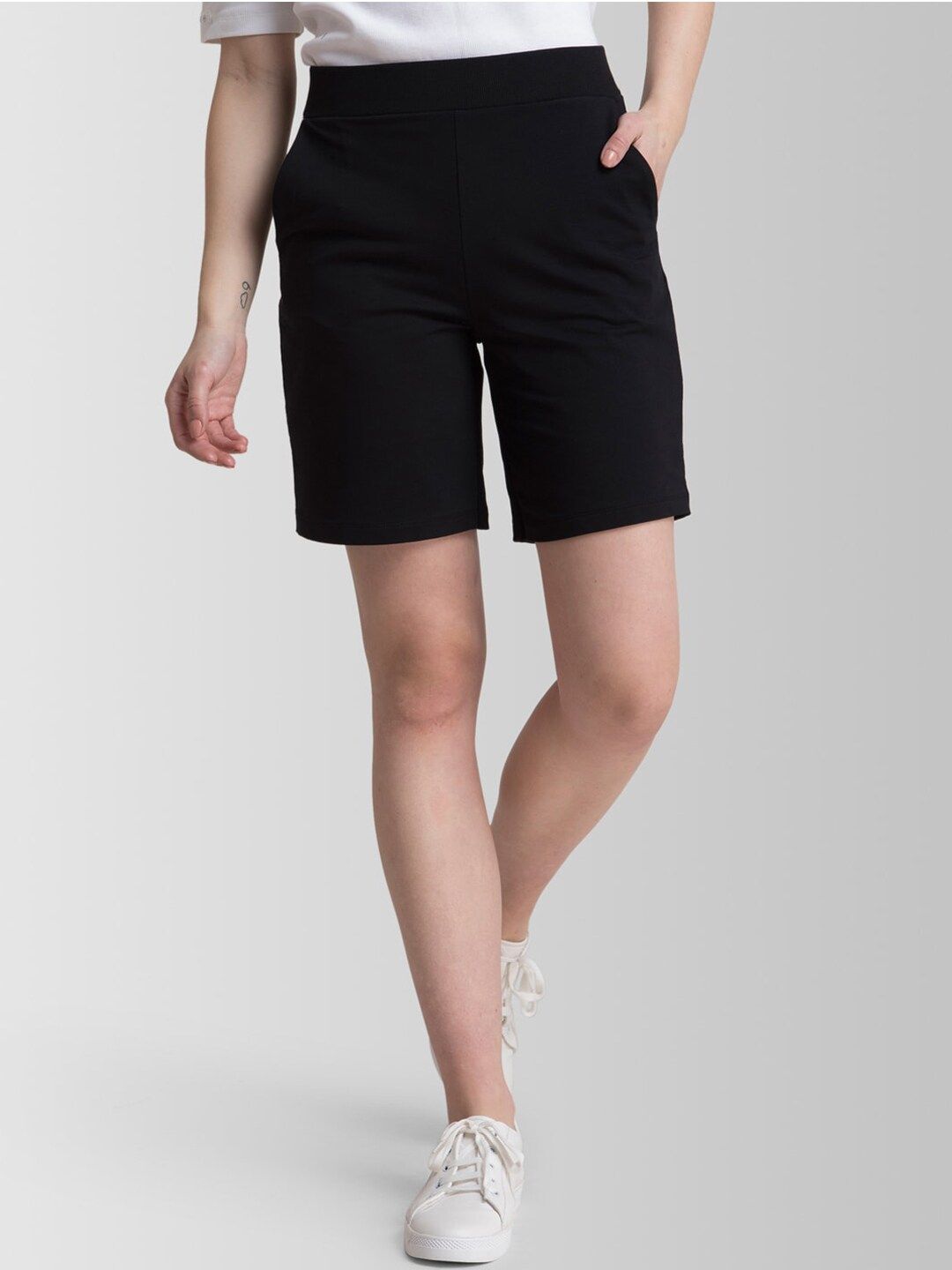 FableStreet Women LivIn Regular Fit Shorts Price in India