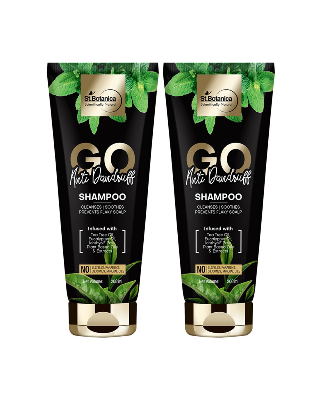 St.Botanica Pack Of 2 Go Anti-Dandruff Hair Shampoo 400 ml Price in India