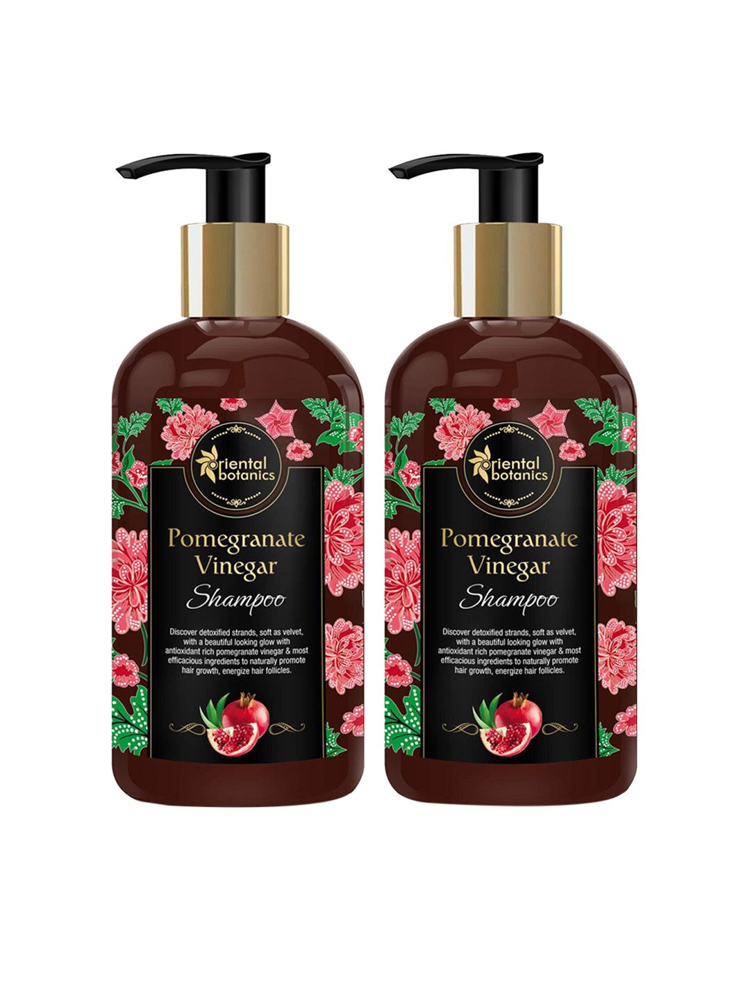 Oriental Botanics Unisex Set of 2 Pomegranate Vinegar Shampoo Price in India