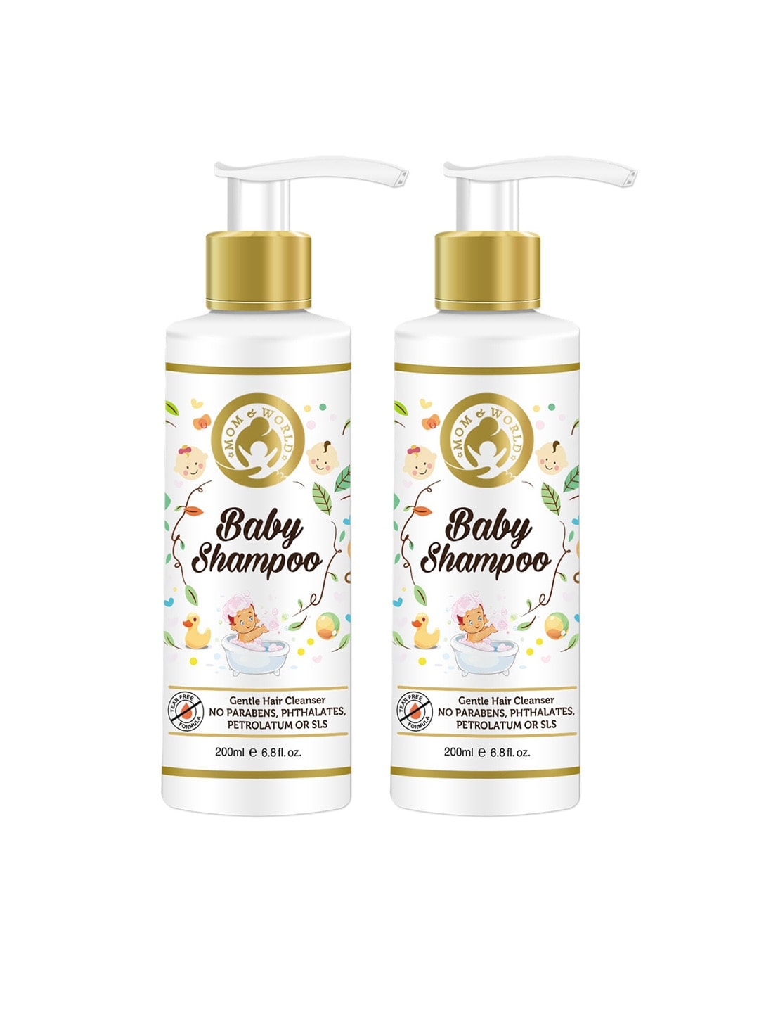 Mom & World Pack of 2 Tear Free Baby Shampoos Price in India