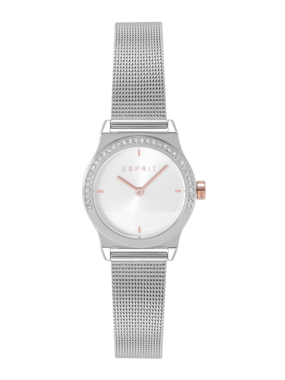 ESPRIT Women Silver-Toned Analogue Watch ES1L091M0045 Price in India