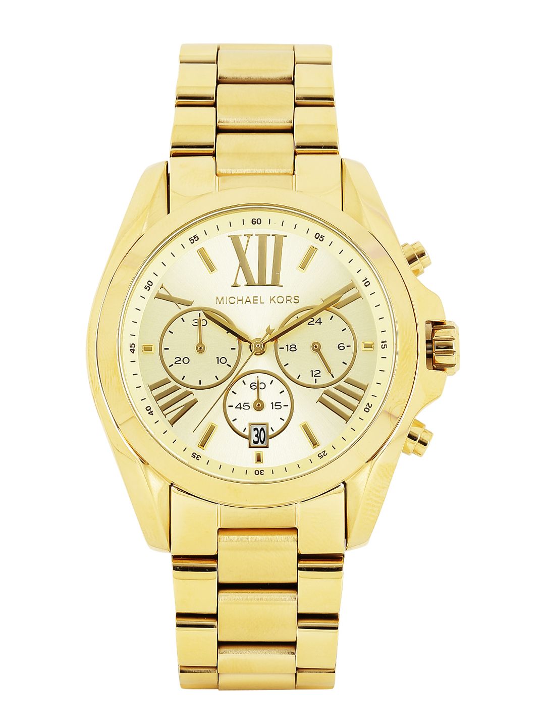 Michael Kors Women Gold-Toned Dial Chronograph Watch MK5605 Price in India