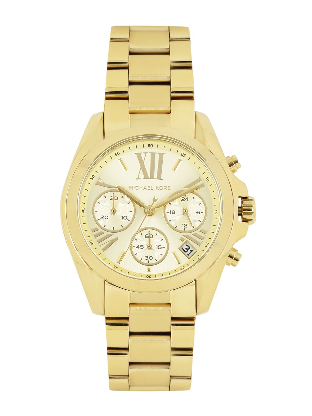 Michael Kors Women Gold-Toned Dial Chronograph Watch MK5798 Price in India