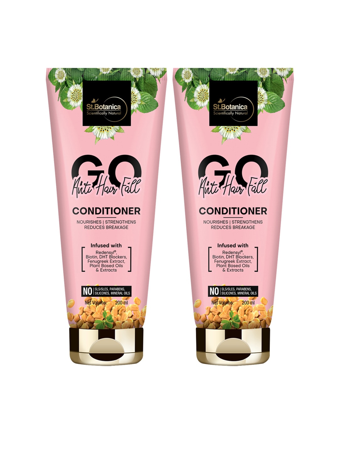 StBotanica Pack Of 2 Go Anti-Hair Fall Hair Conditioner 200 ml Price in India