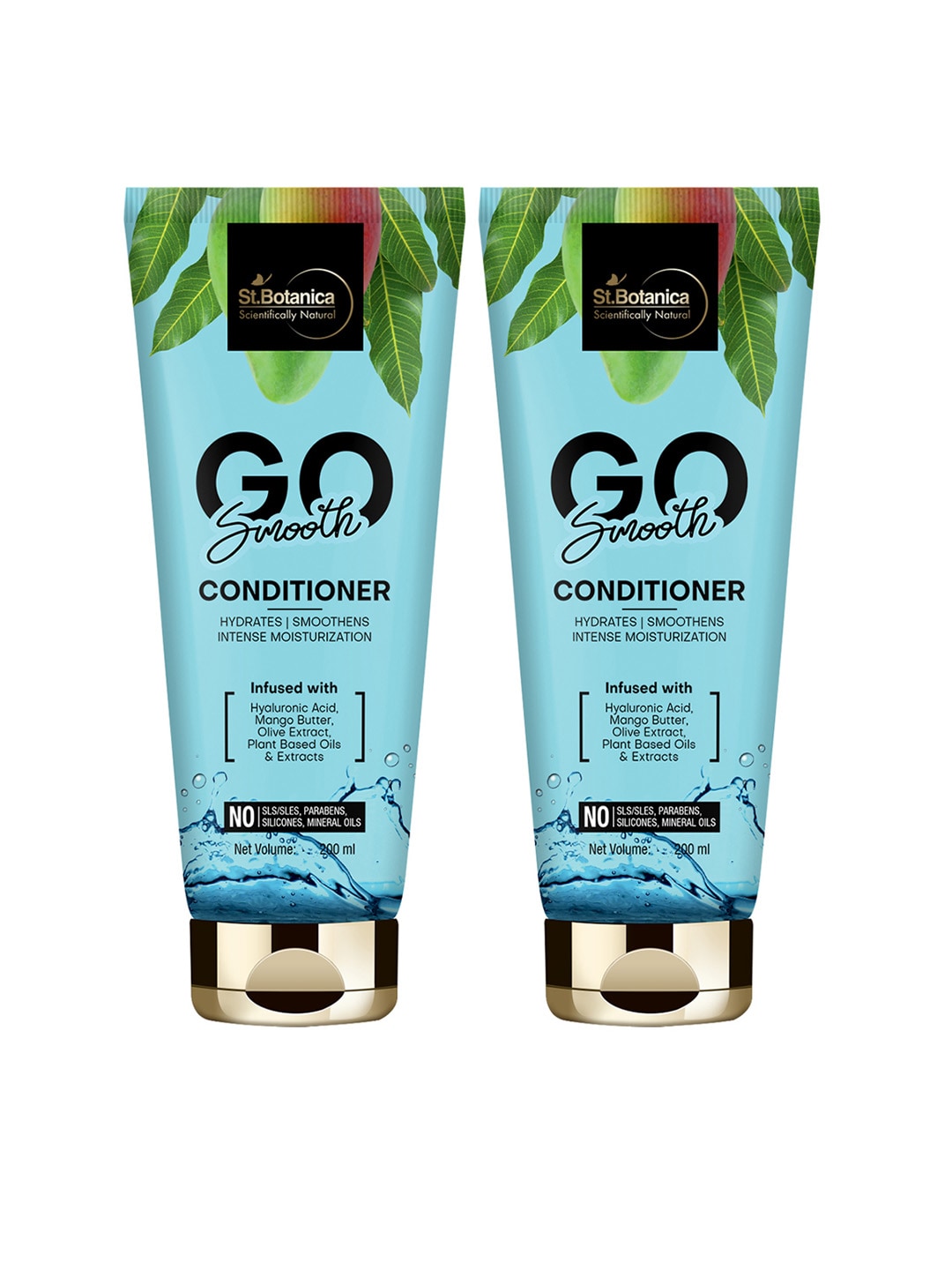 St.Botanica Pack Of 2  Go Smooth Hair Conditioner 200 ml Price in India