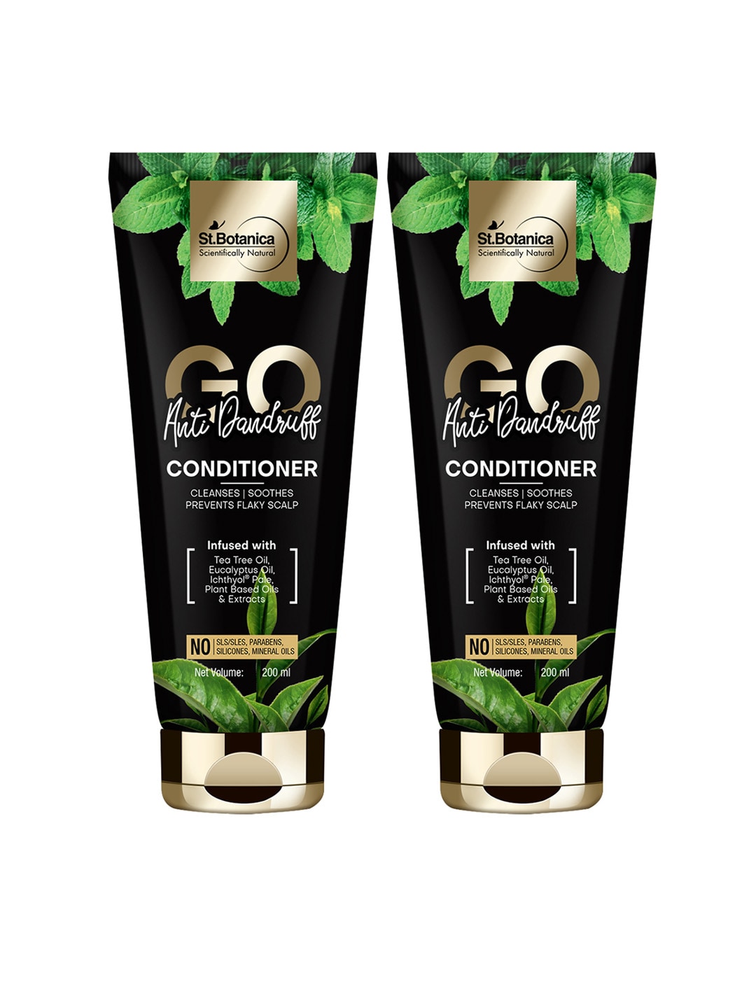 St.Botanica Pack Of 2 GO Anti-Dandruff Hair Conditioner 200ml Price in India