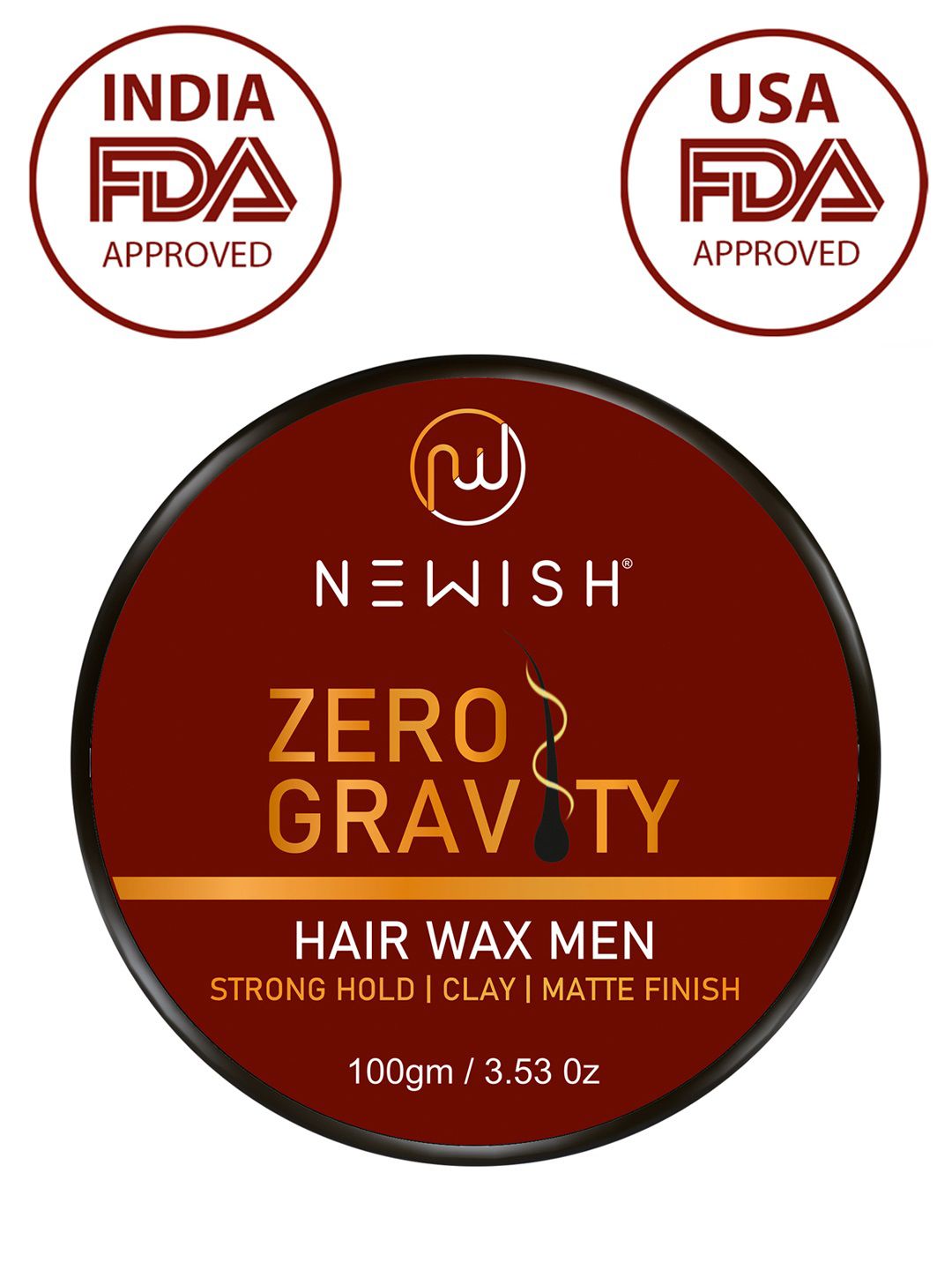 NEWISH Unisex White Zero Gravity Strong Hold Hair Wax 100 gm Price in India