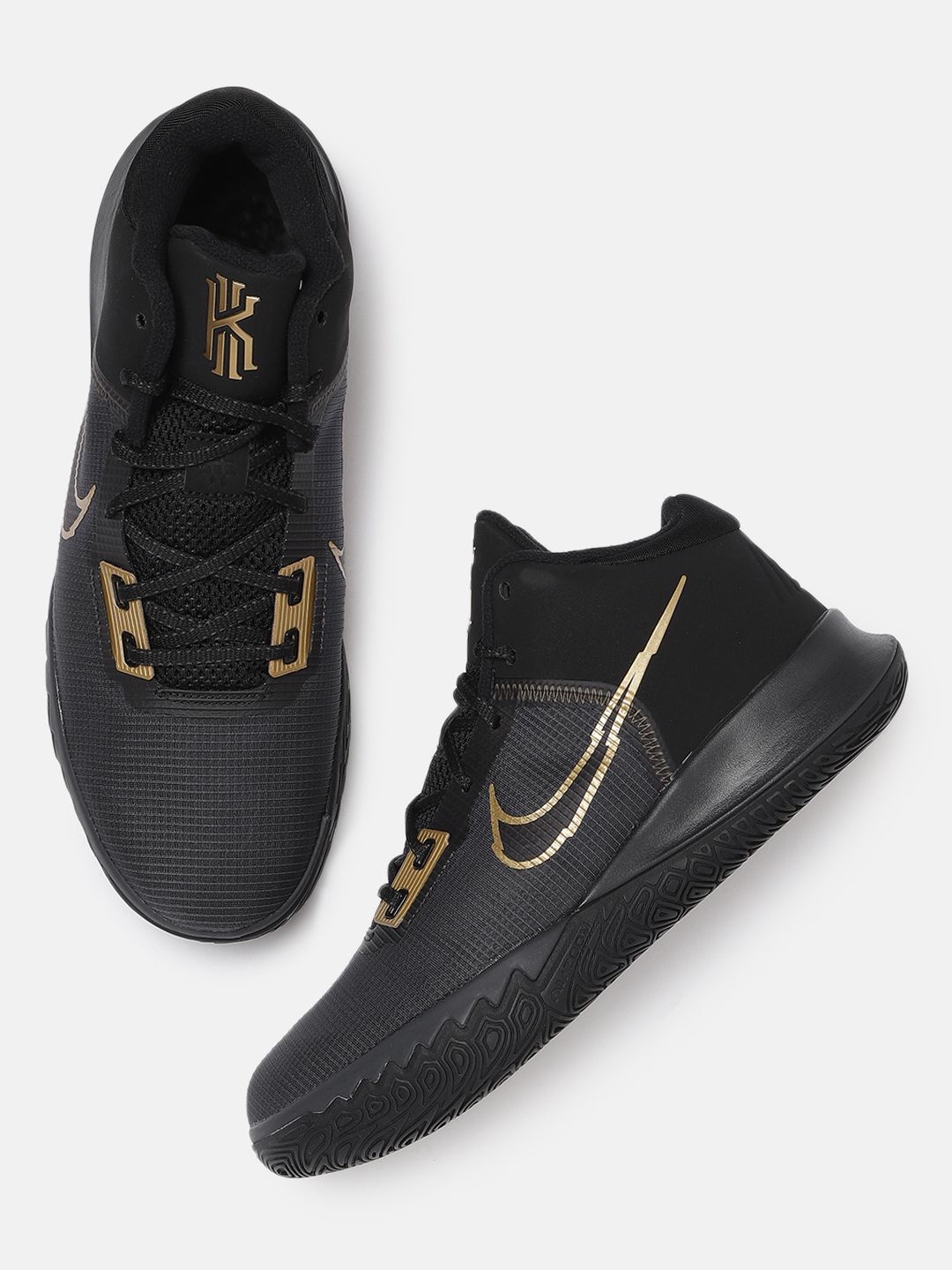Nike Kyrie 6 ネイビーブラックゴールド Buy Nike Unisex Black KYRIE FLYTRAP IV EP Basketball Shoes
