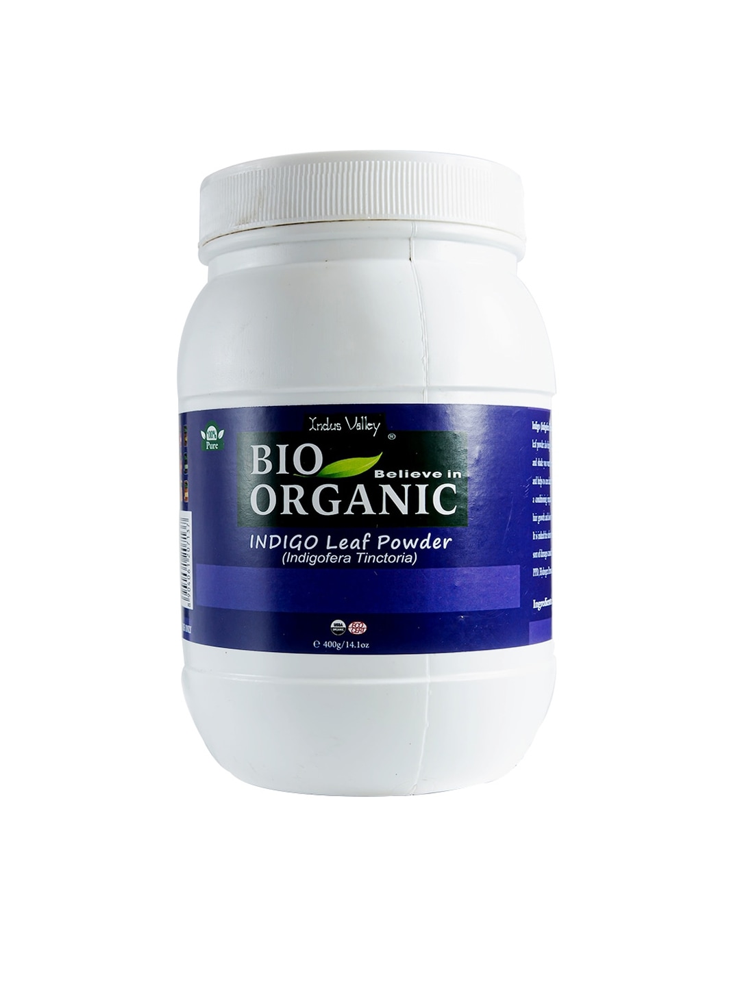 Indus Valley Bio Organic Indigo Leaf Powder Jar 400 g Price in India