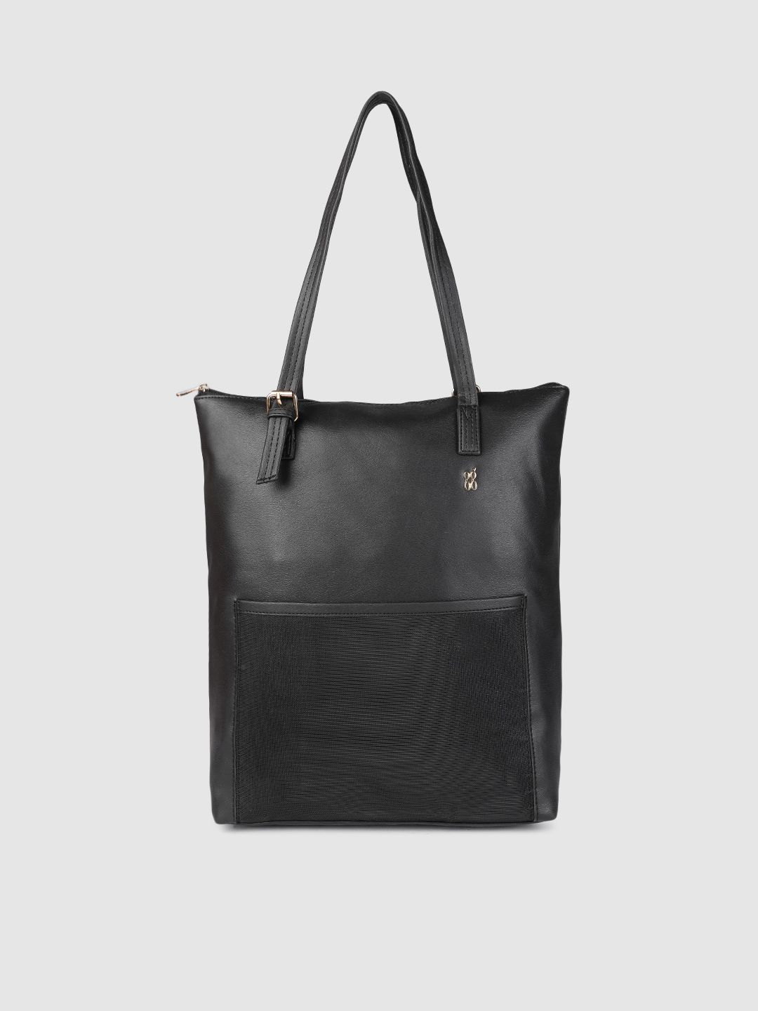 Baggit Women Black Solid Shoulder Bag Price in India