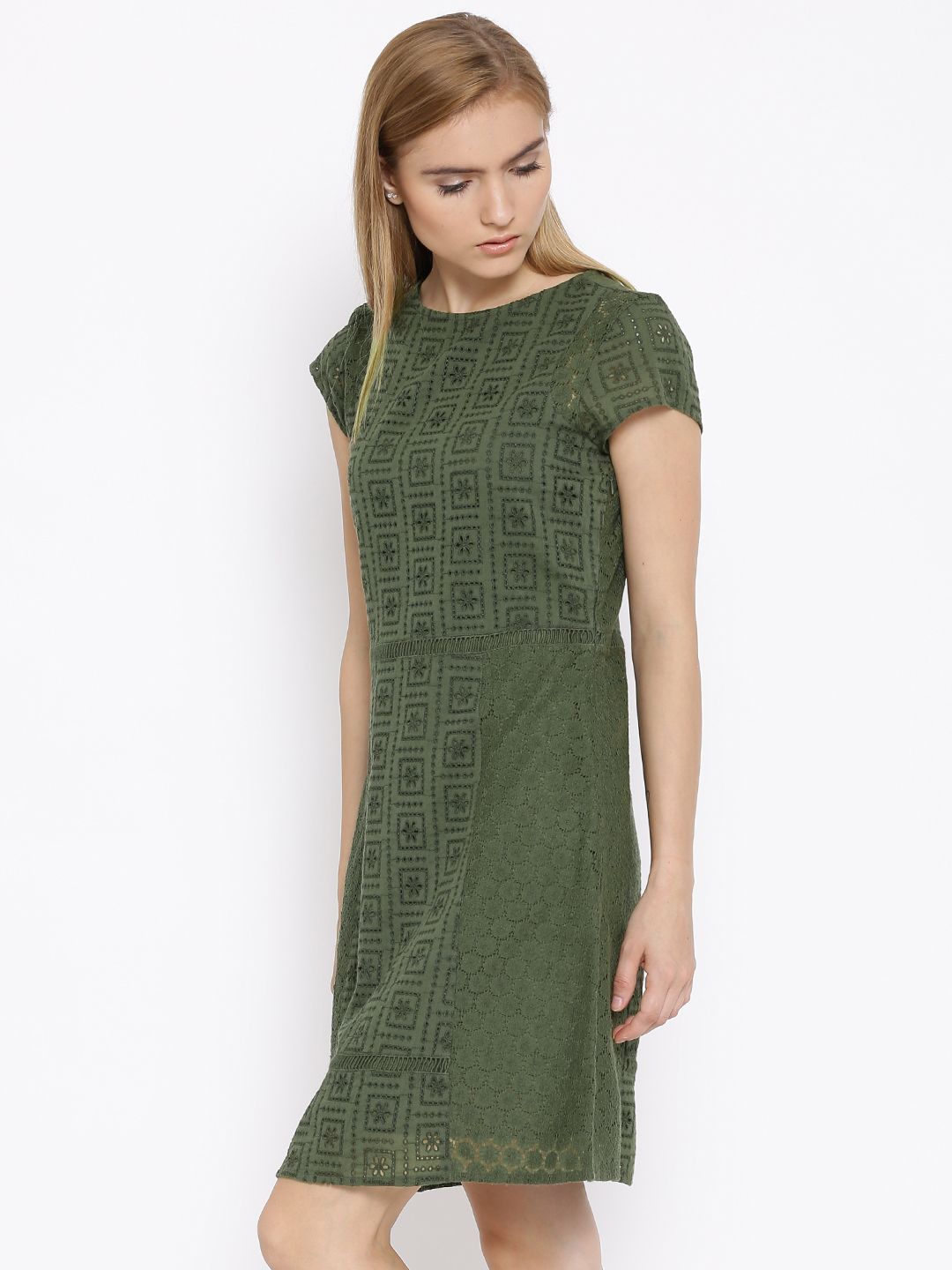 slim fit dress slacks Kelly Schiffli Long Dress – Ordinaree main image 0