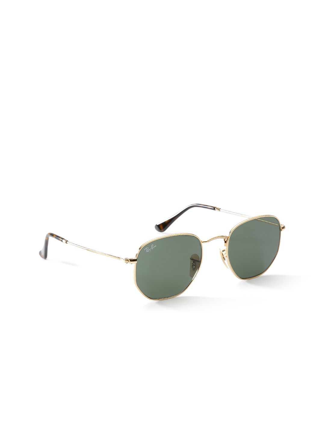 Ray-Ban Unisex Uv Protected Green Lens Irregular Sunglasses - 0 Rb3548 N00151