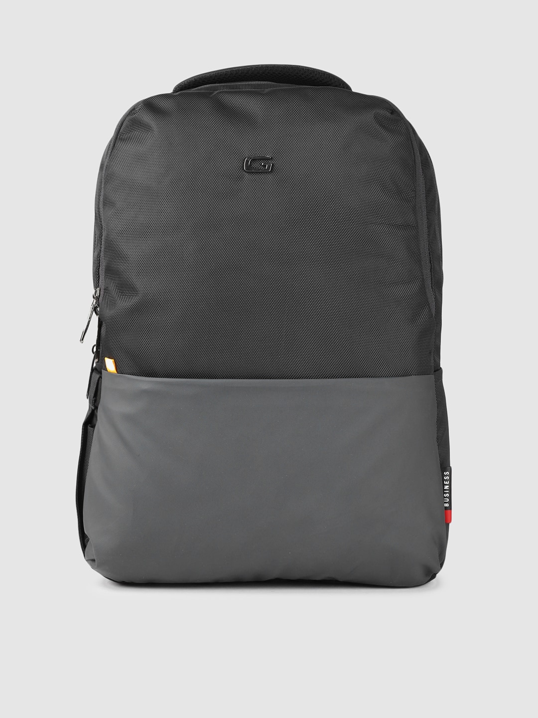Gear Unisex Black & Grey Colourblocked SAUVE BUSINESS LAPTOP Backpack
