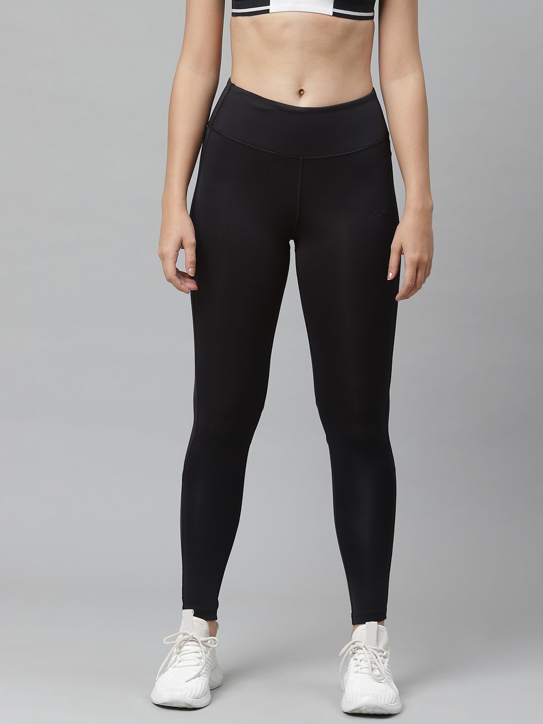 Alcis Nari Black Solid Sustainable Tights Price in India