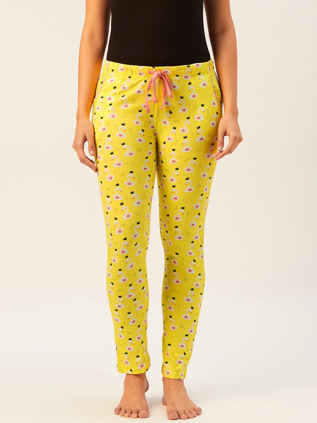 Sweet Dreams Women Assorted Printed Pure Cotton Lounge Pants Price in India