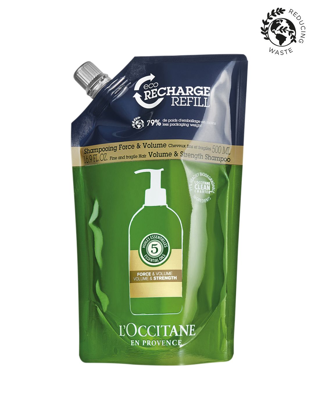 LOccitane en Provence Unisex Volume & Strength Shampoo Eco-Refill 500 ml Price in India