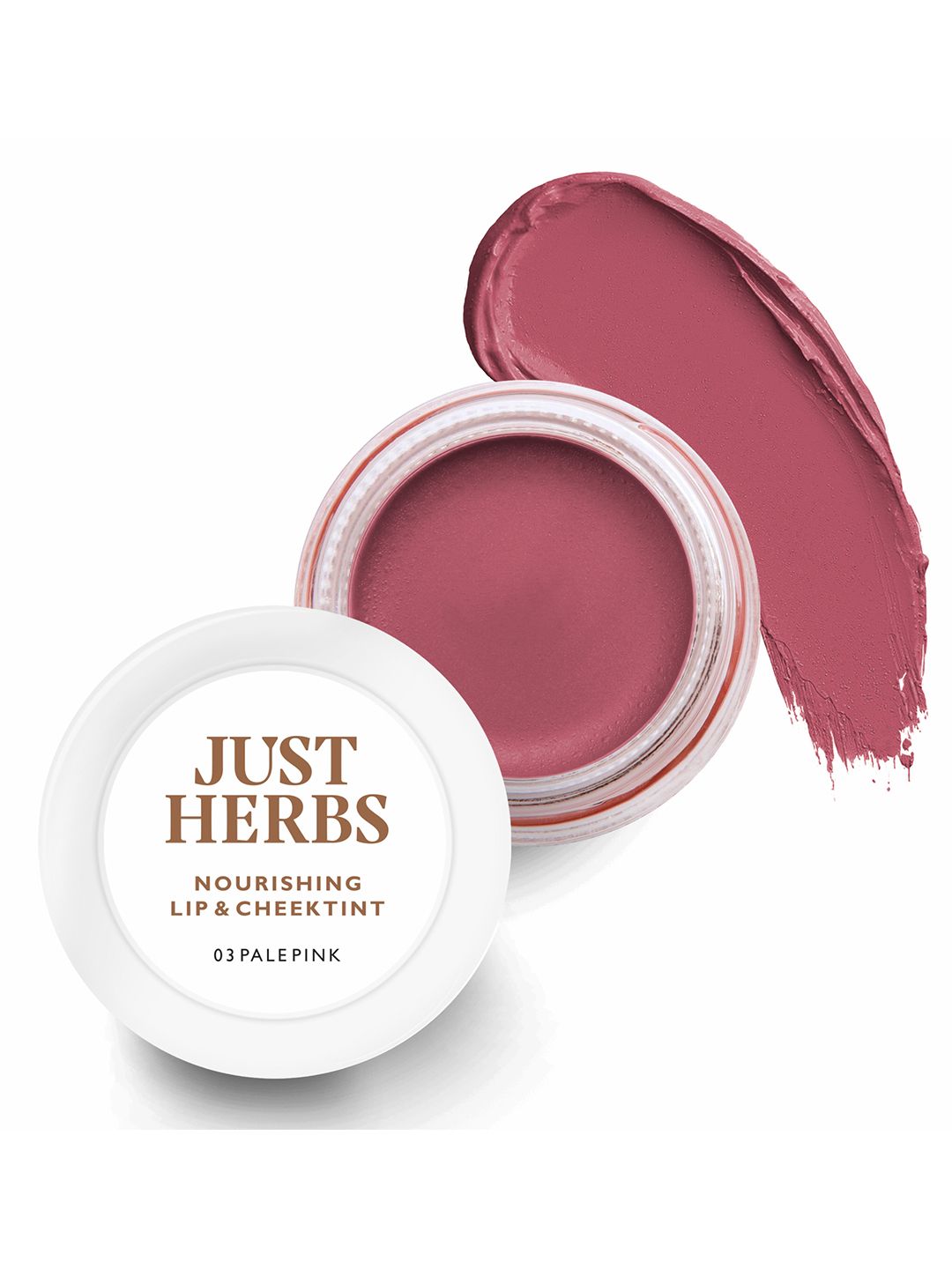 Just Herbs Lip and Cheek Tint and Blush - 03 Pale Pink 4 g Price in India