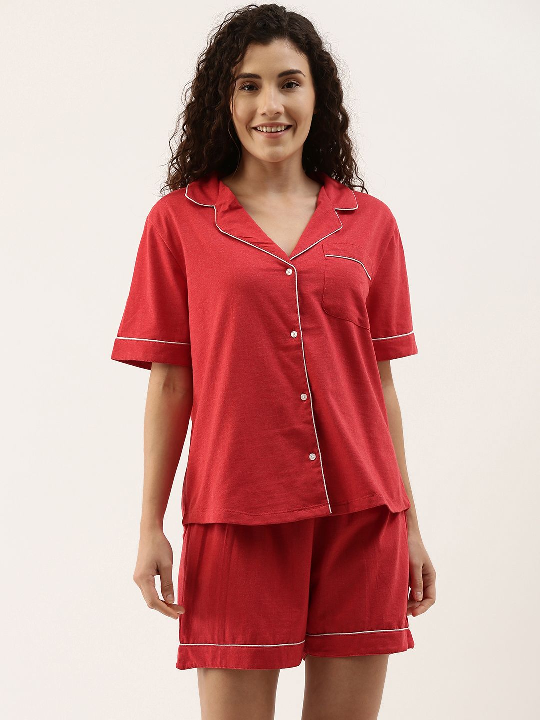 ETC Women Red Night suit ETC-21-K-004 Price in India