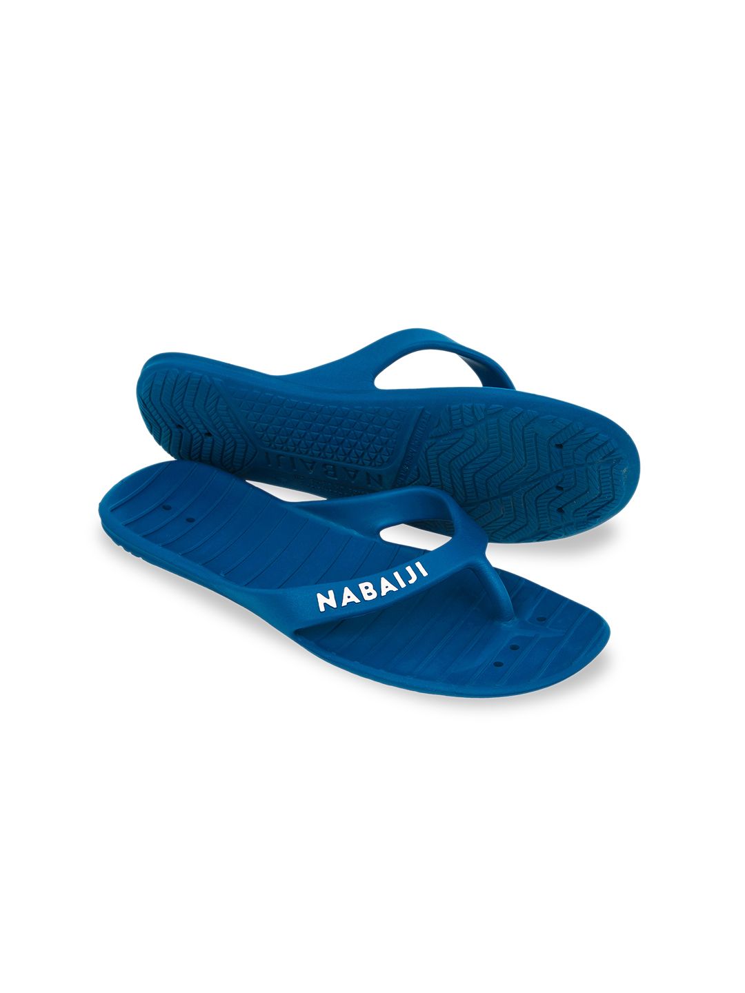 Nabaiji By Decathlon Women Blue Solid Tonga 100 Basic Thong Flip-Flops Price in India