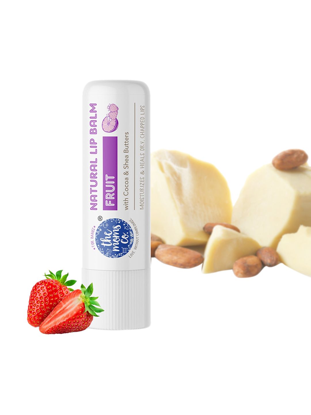 The Moms Co. Natural Fruit Lip Balm With Vitamin E 5g Price in India