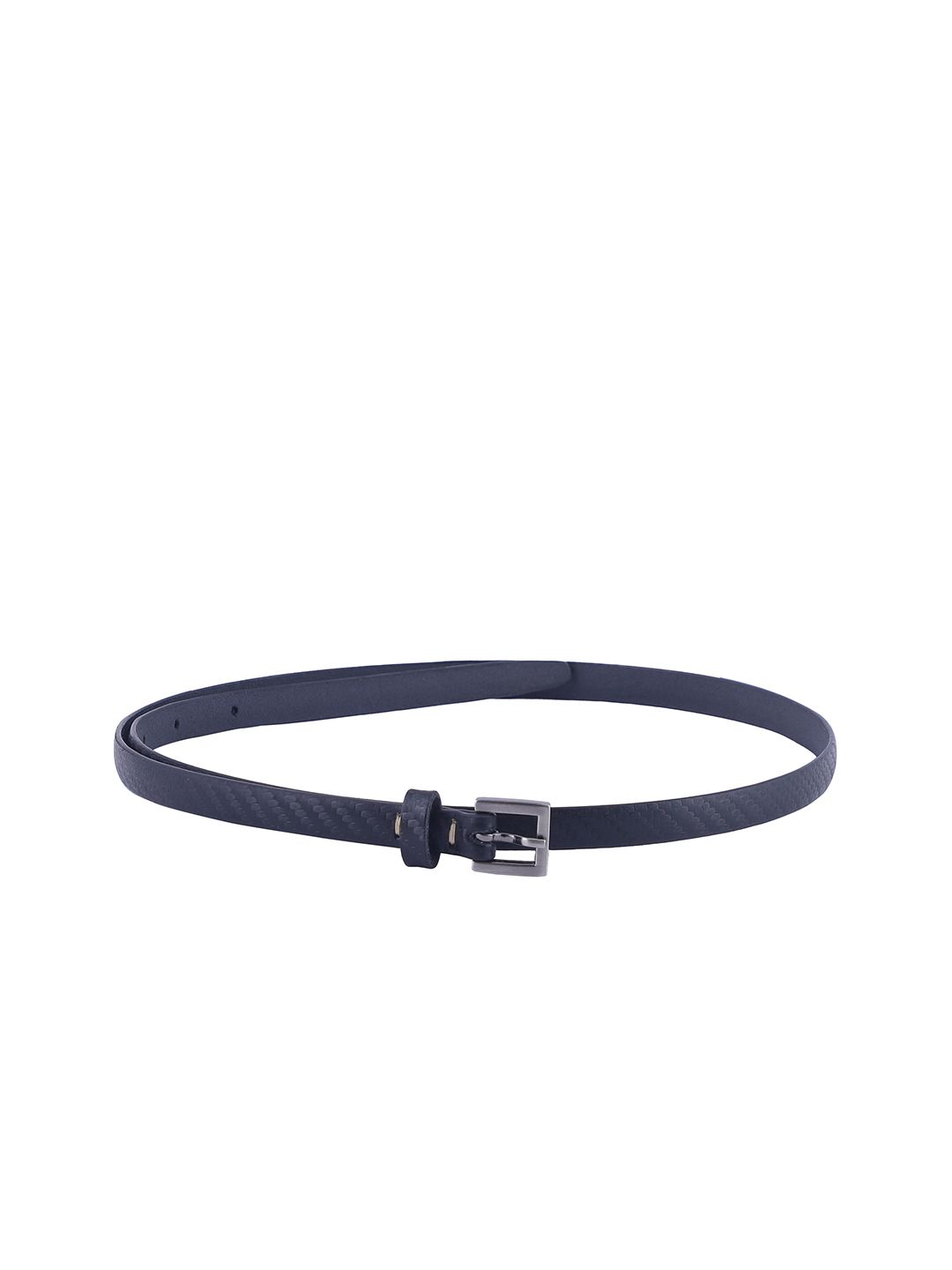 Alvaro Castagnino Women Navy Blue Textured Belt Price in India