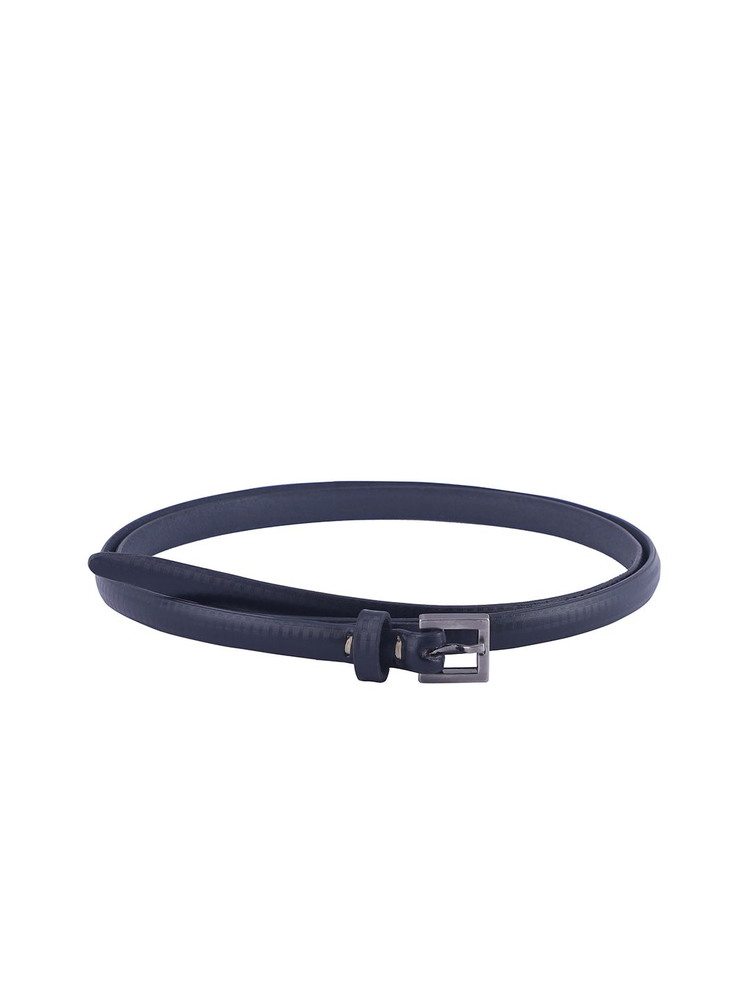 Alvaro Castagnino Women Navy Blue Textured Belt Price in India