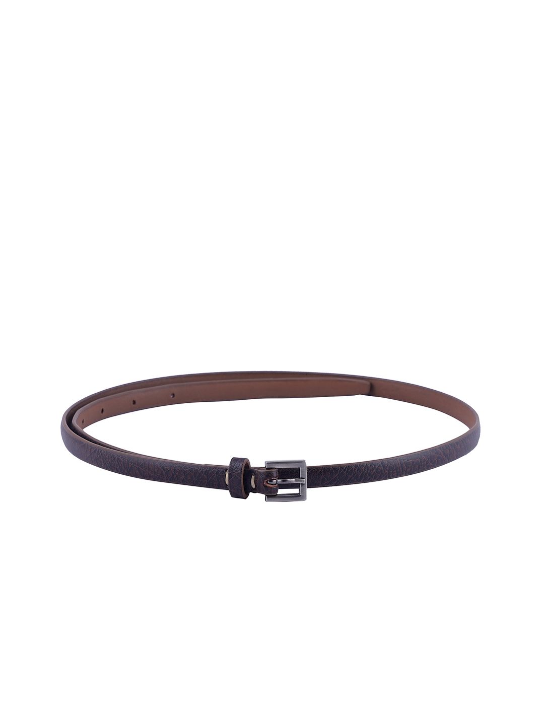 Alvaro Castagnino Women Brown Textured Belt Price in India