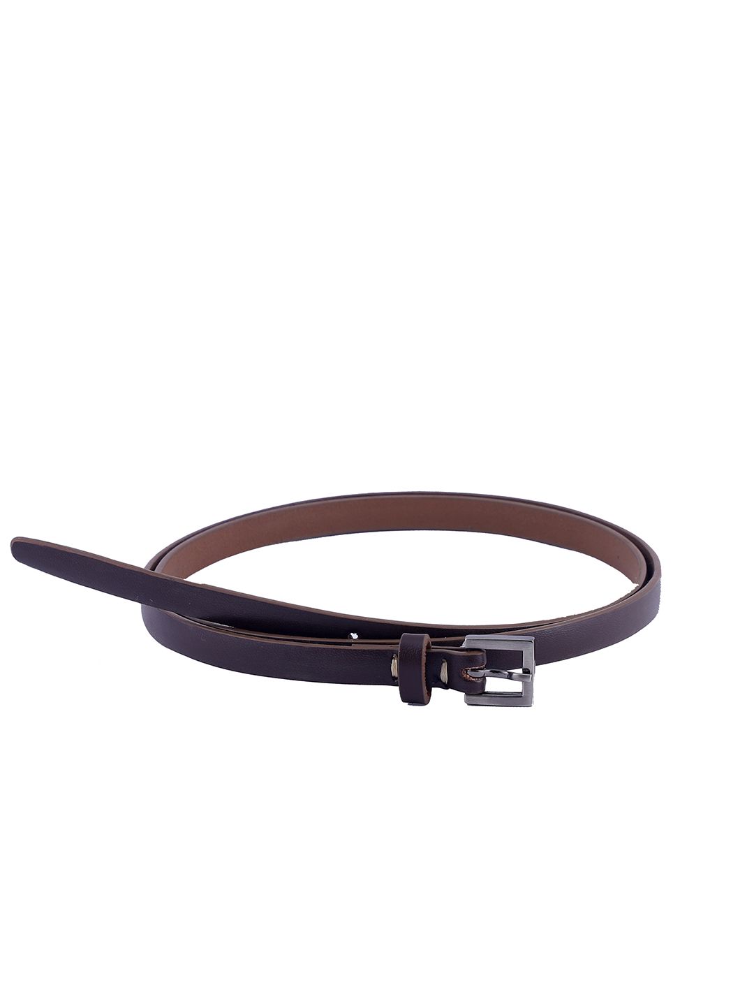 Alvaro Castagnino Women Brown & Purple Textured Belt Price in India