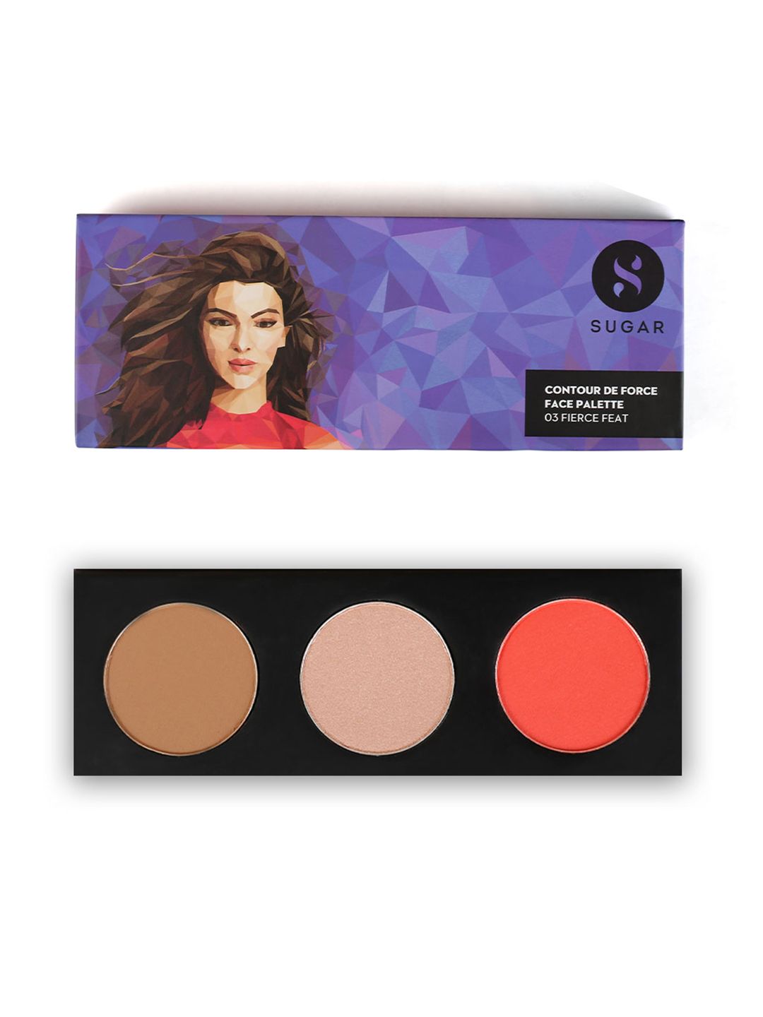 SUGAR SUGAR Contour De Force Lightweight Face Palette 12 g - Fierce Feat 03