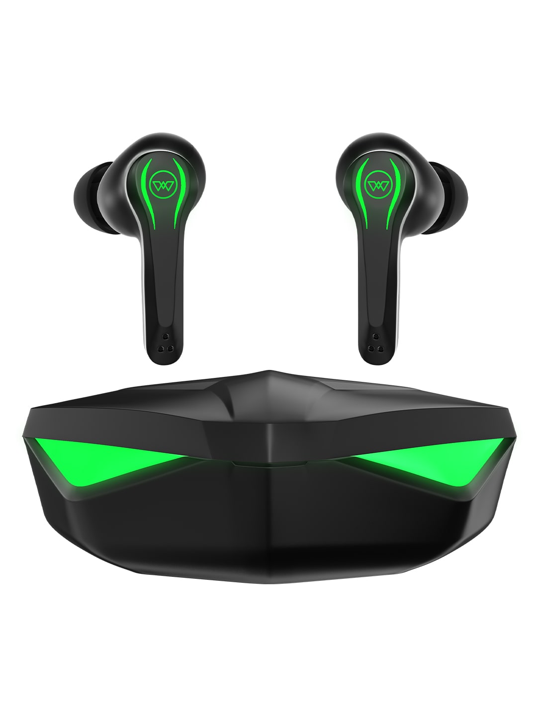 Wings Phantom Black & Green Gaming True Wireless Earbuds With 65 ms Latency Price in India
