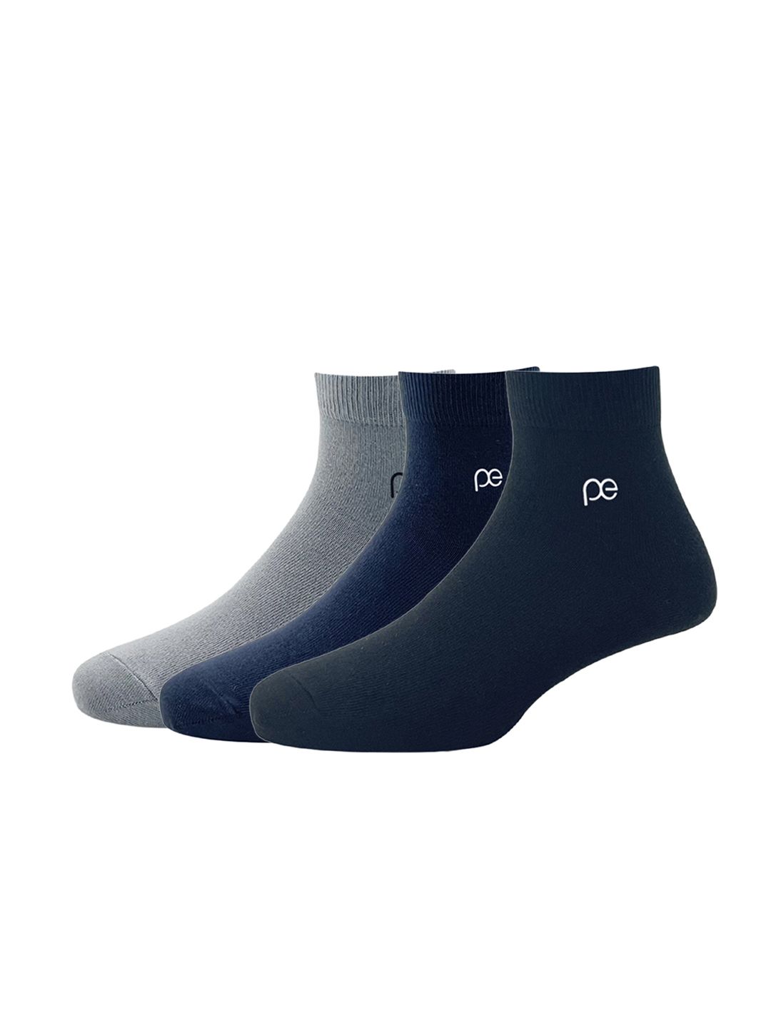 Peter England Men Pack Of 3 Solid Above Ankle-Length Socks