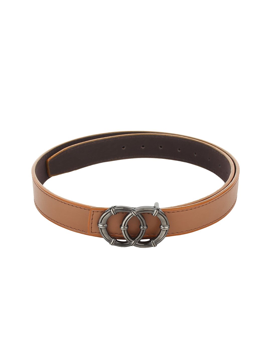 Kastner Women Tan Solid Belt Price in India