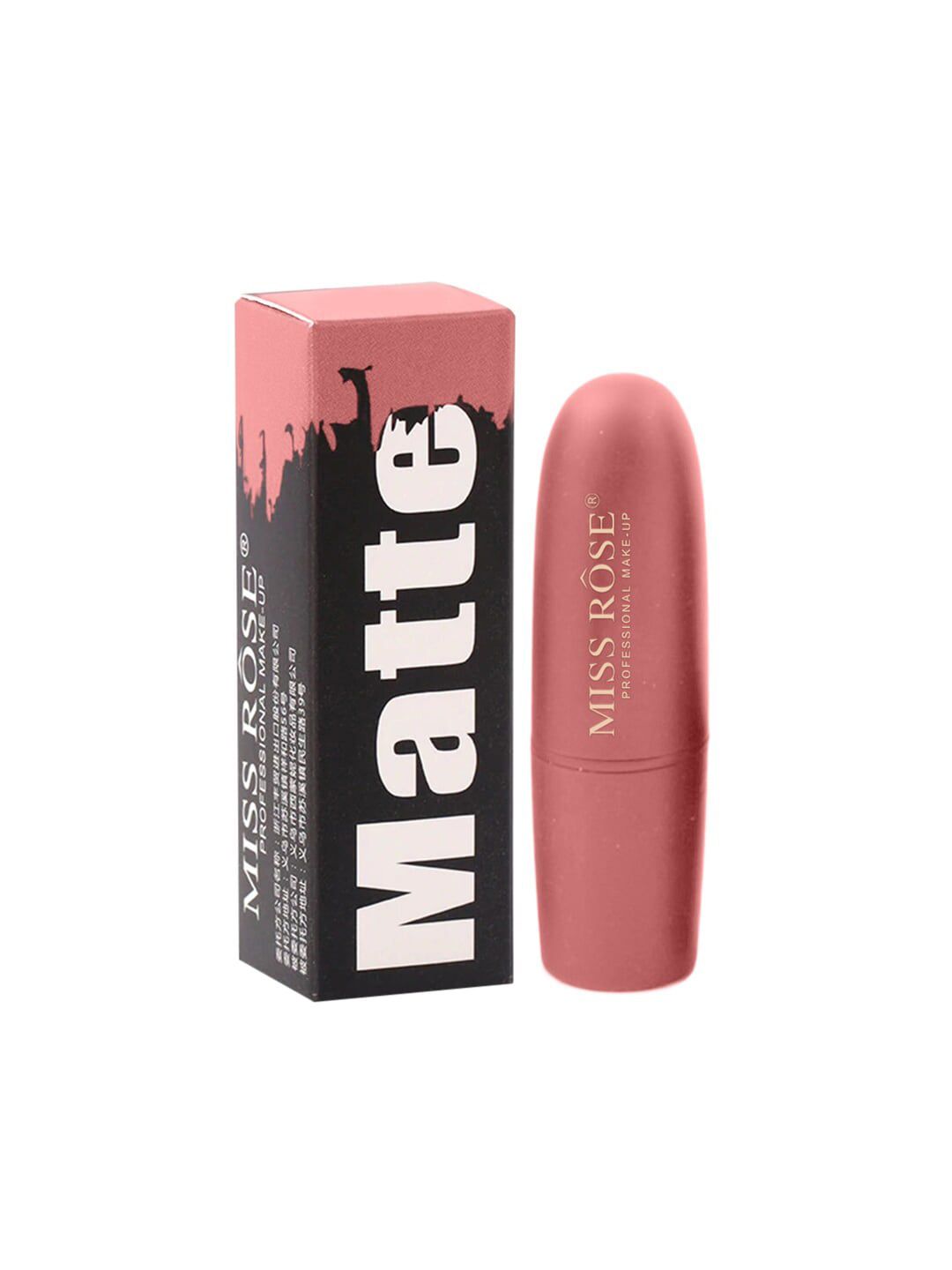 MISS ROSE Creamy Matte Bullet Lipstick - 42# Smoked Rose Price in India