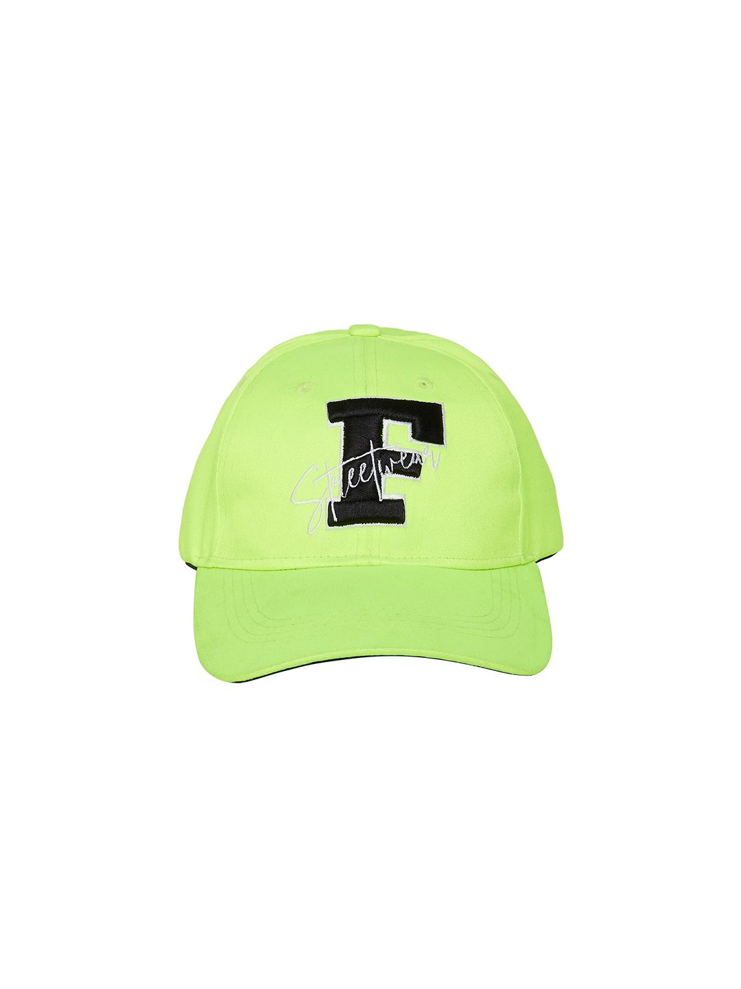 FUGAZEE Unisex Fluorescent Green Embroidered Price in India