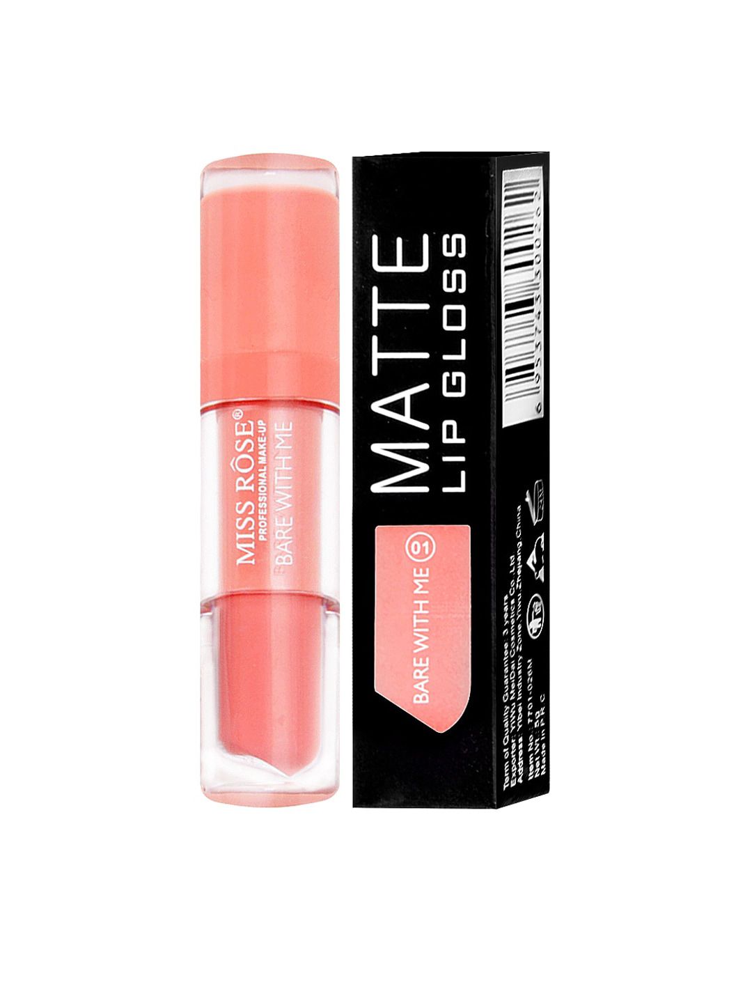 MISS ROSE Matte Lip Gloss Bare With Me Price in India