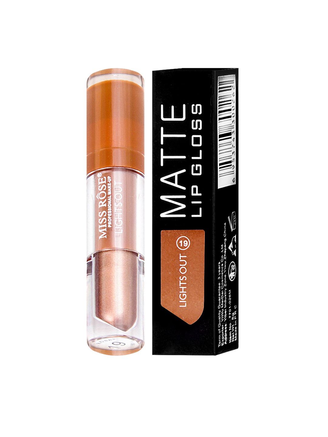 MISS ROSE Matte LipGloss Lights Out 7701-026M 19 20 gm Price in India