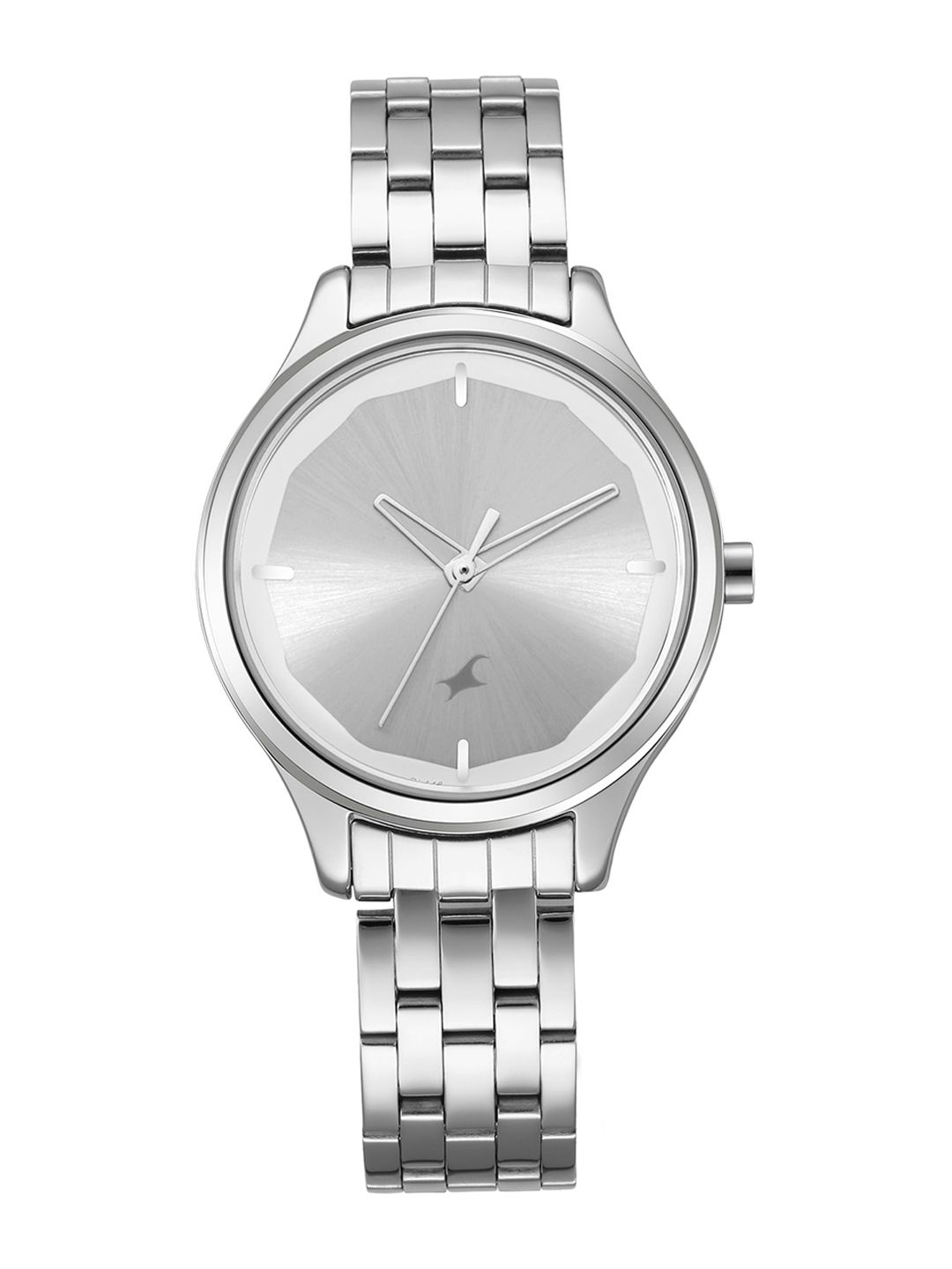 Fastrack STUNNERS 1.0 Women Silver-Toned Analogue Watch 6248SM01 Price in India