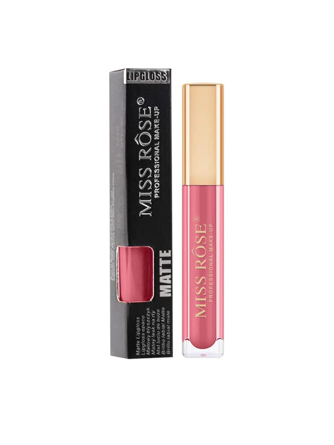 MISS ROSE Matte Long Lasting Liquid Lip Gloss - 14 Red Price in India