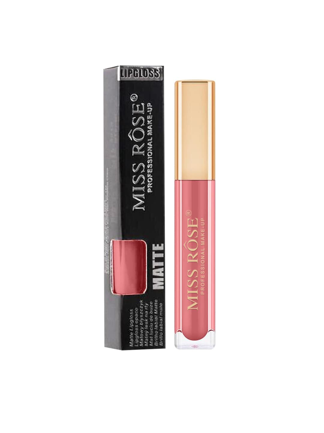 MISS ROSE Matte Long Lasting Liquid Lip Gloss - 17 Nude Price in India