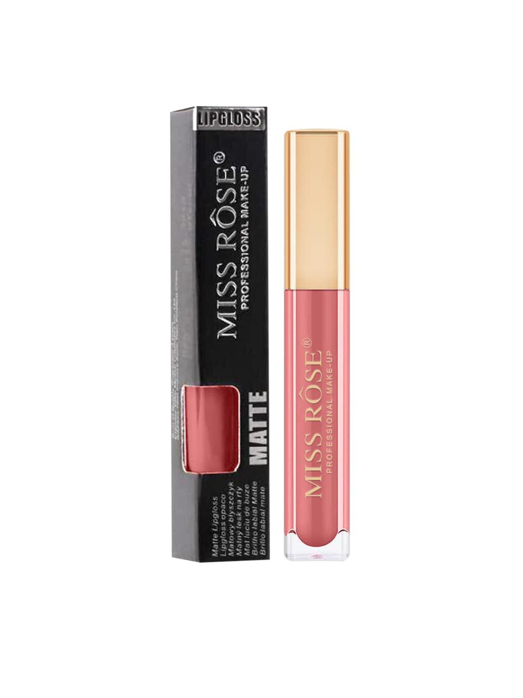 MISS ROSE Matte Long Lasting Liquid Lip Gloss - 33 Nude Price in India