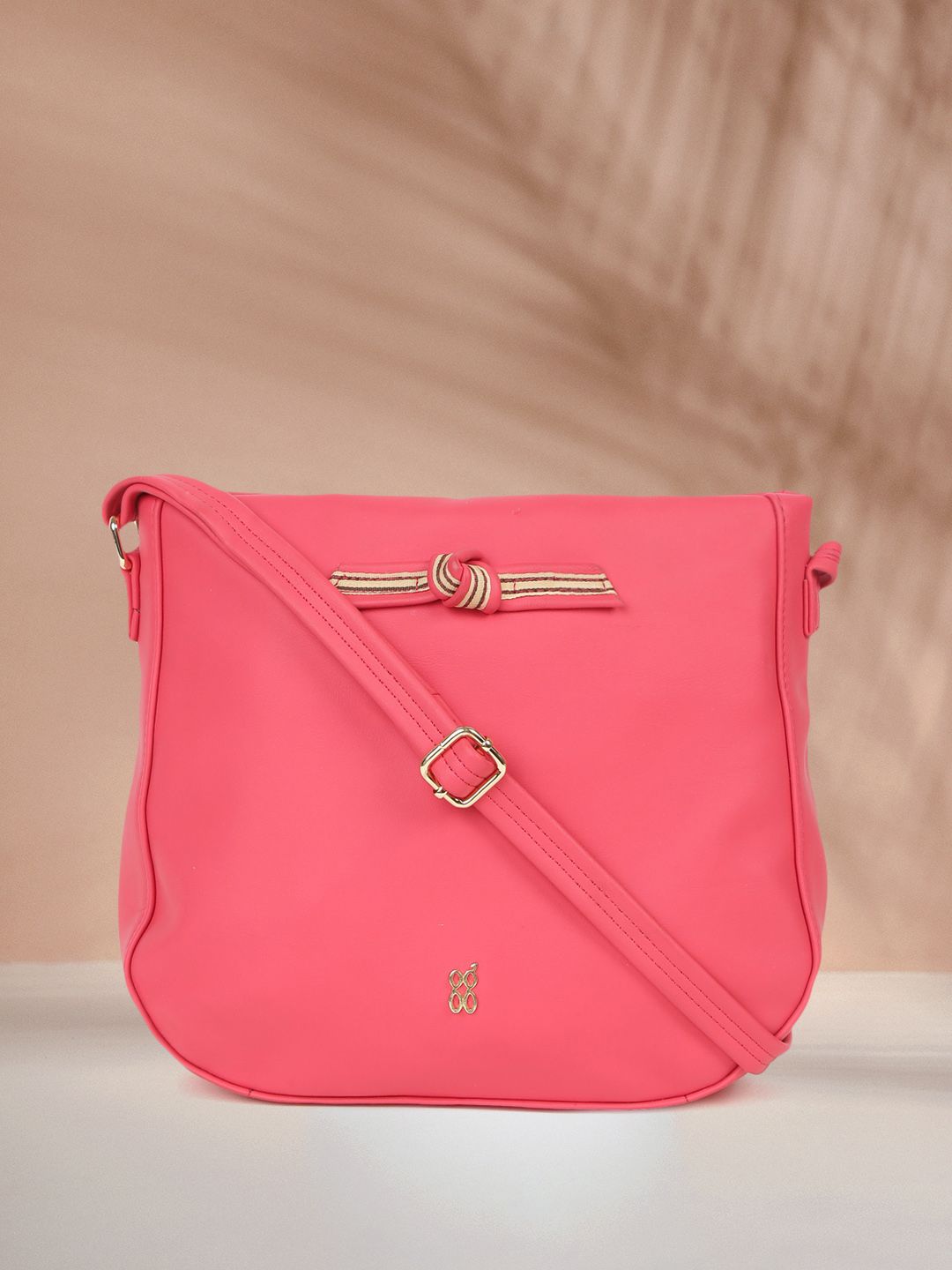 Baggit Pink Solid LXE LEPPY E DIEGO  Sling Bag Price in India