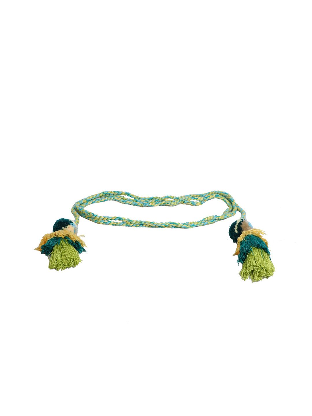 Diwaah Women Blue & Green Embellished Belt Price in India