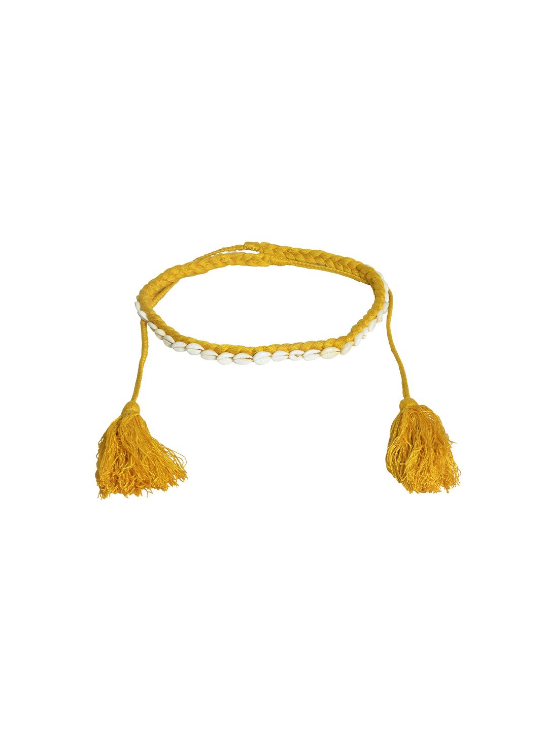 Diwaah Women Yellow Embellished Belt Price in India