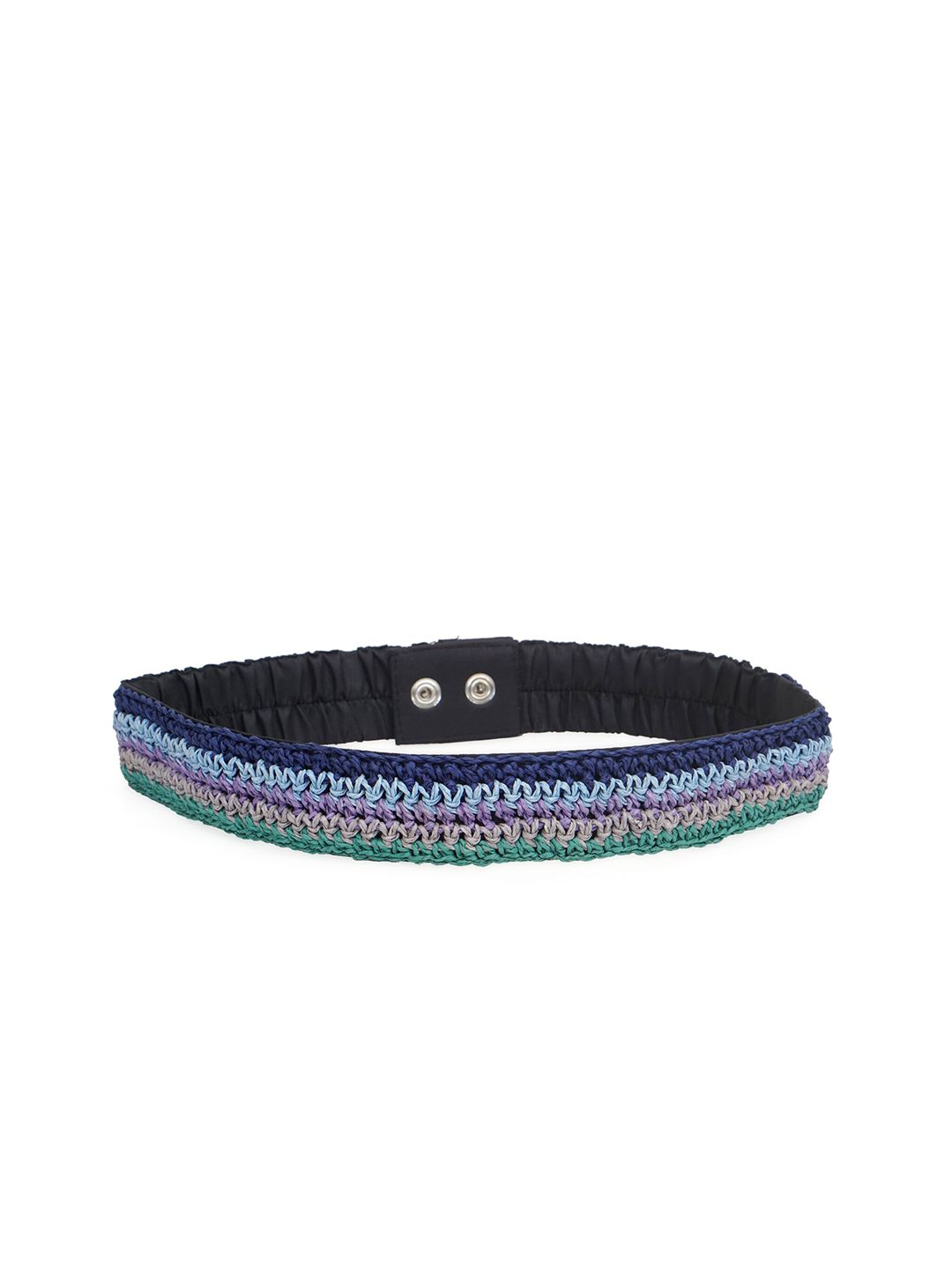 Diwaah Women Blue & Purple Braided Belt Price in India