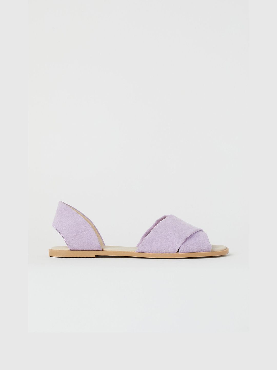 H&M Women Purple Solid Sandals