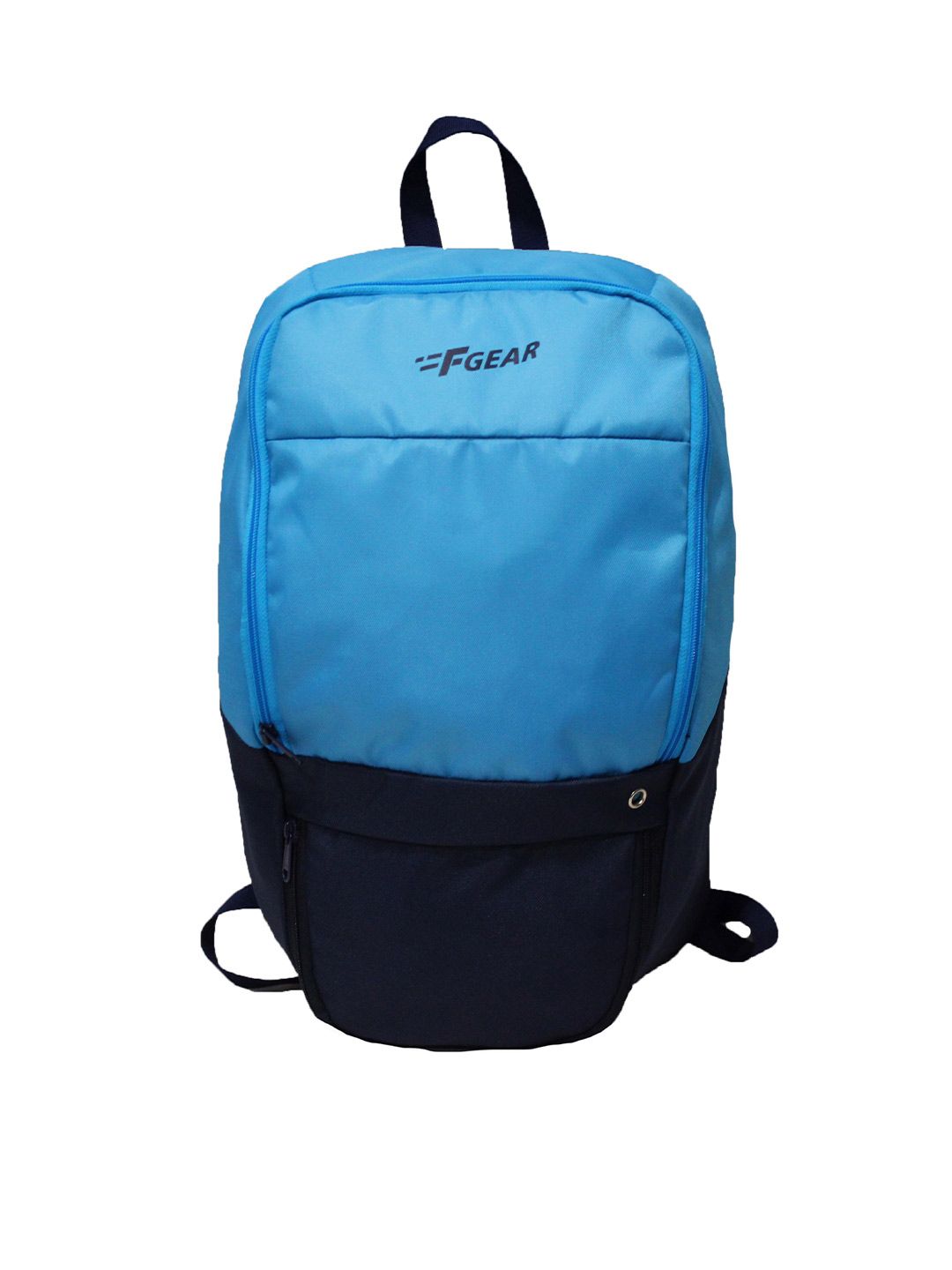 F Gear Unisex Blue Colourblocked Backpacks with Shoe Pocket Price in India